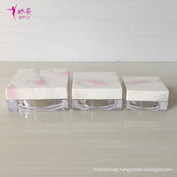 Cosmetic Powder Jar with Water Transfer Printing Lid